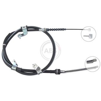 Tirette à câble, frein de stationnement A.B.S. K14967 pour MITSUBISHI L 2.5 D - 69cv