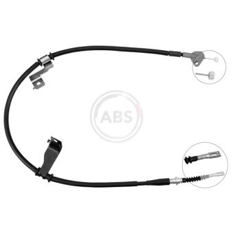 Tirette à câble, frein de stationnement A.B.S. K15003 pour HYUNDAI I10 1.2 - 78cv