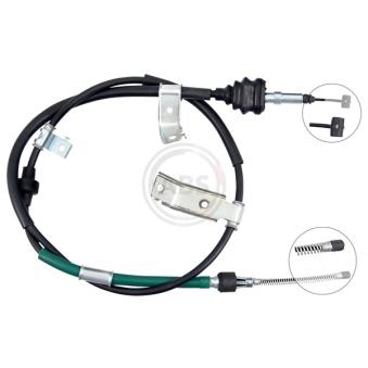 Tirette à câble, frein de stationnement A.B.S. [K15005]