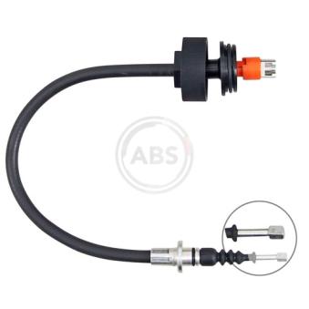 Tirette à câble, frein de stationnement A.B.S. K15022 pour MERCEDES-BENZ CLASSE S S 420 CDI - 320cv