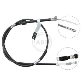 Tirette à câble, frein de stationnement A.B.S. K15348 pour TOYOTA CELICA 1.8 16V TS - 192cv