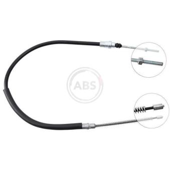Tirette à câble, frein de stationnement A.B.S. K15567 pour PEUGEOT 406 1.8 Bifuel - 110cv