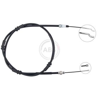 Tirette à câble, frein de stationnement A.B.S. [K16016]