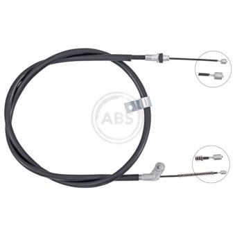 Tirette à câble, frein de stationnement A.B.S. K16043 pour TOYOTA COROLLA 1.6 - 110cv