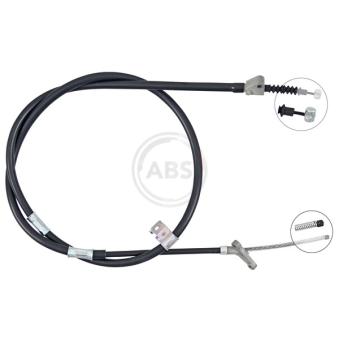 Tirette à câble, frein de stationnement A.B.S. K16298 pour TOYOTA PREVIA 2.4 16V - 156cv