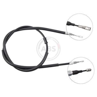Tirette à câble, frein de stationnement A.B.S. K16567 pour FIAT 500 2.3 E quattro - 133cv