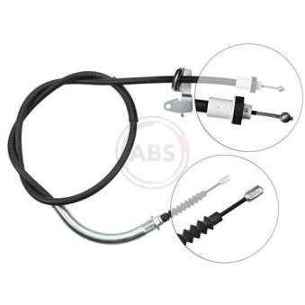 Tirette à câble, frein de stationnement A.B.S. K16858 pour SKODA FABIA One - 98cv