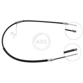Tirette à câble, frein de stationnement A.B.S. K16978 pour FORD TRANSIT 2.4 TDCi traction intégrale - 140cv