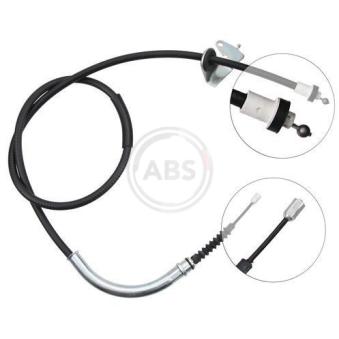 Tirette à câble, frein de stationnement A.B.S. K16997 pour BMW Série 3 Cooper - 116cv