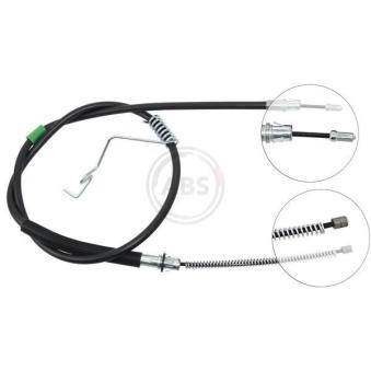 Tirette à câble, frein de stationnement A.B.S. K17017 pour FORD TRANSIT 2.4 TDE - 115cv