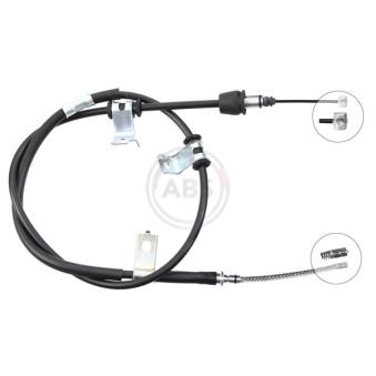 Tirette à câble, frein de stationnement A.B.S. K17028 pour RENAULT MEGANE 1.5 CRDi - 110cv