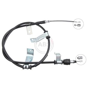 Tirette à câble, frein de stationnement A.B.S. K17147 pour HYUNDAI I10 1.2 - 78cv