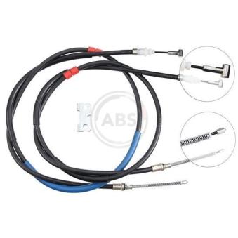 Tirette à câble, frein de stationnement A.B.S. OEM 1036230