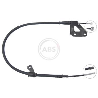 Tirette à câble, frein de stationnement A.B.S. K17498 pour KIA CARNIVAL 2.2 CRDi - 150cv