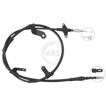 Tirette à câble, frein de stationnement A.B.S. K17526 pour HYUNDAI GRANDEUR 2.4 - 164cv