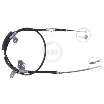 Tirette à câble, frein de stationnement A.B.S. K17535 pour HONDA CIVIC 2.5 CRDi - 110cv
