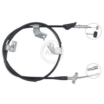 Tirette à câble, frein de stationnement A.B.S. K17606 pour HONDA CIVIC 1.4 iS - 90cv