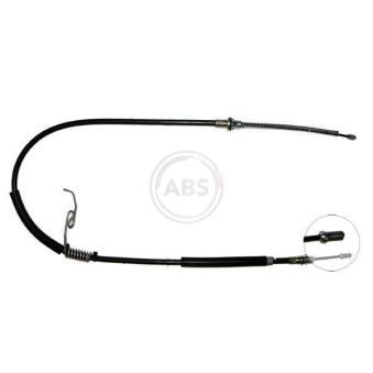 Tirette à câble, frein de stationnement A.B.S. [K17858]
