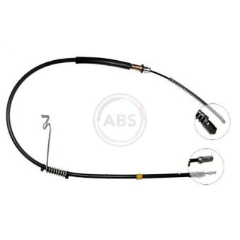Tirette à câble, frein de stationnement A.B.S. OEM YC152A809BK