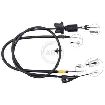 Tirette à câble, frein de stationnement A.B.S. OEM 474655