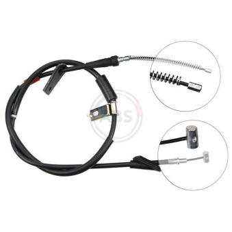 Tirette à câble, frein de stationnement A.B.S. K18817 pour SUZUKI IGNIS 1.3 4x4 - 94cv