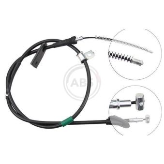 Tirette à câble, frein de stationnement A.B.S. K18828 pour SUZUKI IGNIS 1.3 4x4 - 94cv