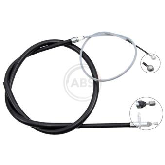 Tirette à câble, frein de stationnement A.B.S. K18869 pour LAND ROVER RANGE ROVER 4.4 4x4 - 299cv