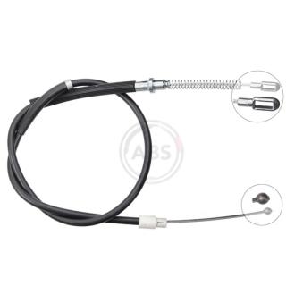 Tirette à câble, frein de stationnement A.B.S. OEM 9064207085