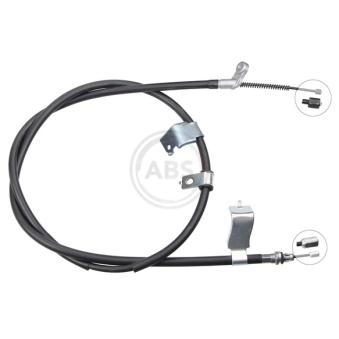 Tirette à câble, frein de stationnement A.B.S. K18949 pour NISSAN QASHQAI 1.5 dCi - 110cv