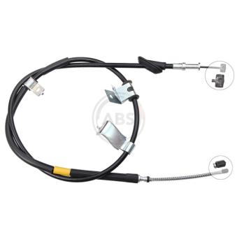 Tirette à câble, frein de stationnement A.B.S. K18974 pour SUBARU LEGACY 2.0 D - 150cv