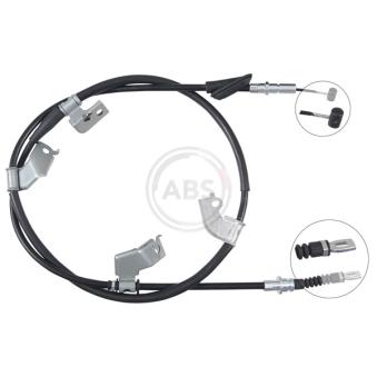 Tirette à câble, frein de stationnement A.B.S. K18997 pour HONDA CIVIC 1.4 iS - 90cv