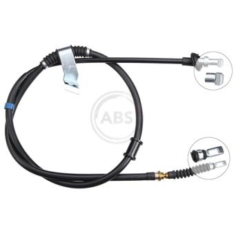 Tirette à câble, frein de stationnement A.B.S. K19007 pour DAEWOO NUBIRA 2.0 16V - 133cv