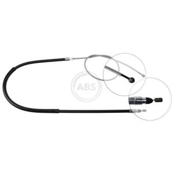 Tirette à câble, frein de stationnement A.B.S. K19026 pour BMW Série 1 1 35 i - 306cv