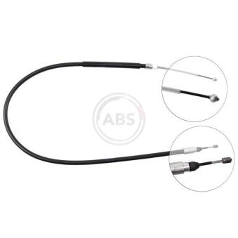 Tirette à câble, frein de stationnement A.B.S. K19036 pour BMW Z4 2.5i - 177cv