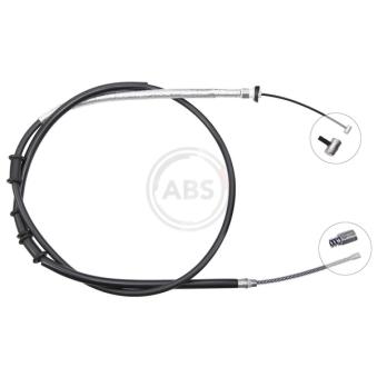 Tirette à câble, frein de stationnement A.B.S. K19061 pour FIAT DOBLO 1.9 D Multijet - 120cv