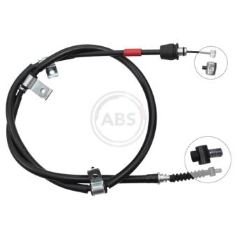 Tirette à câble, frein de stationnement A.B.S. K19063 pour HYUNDAI ELANTRA 2.0 CRDi - 113cv