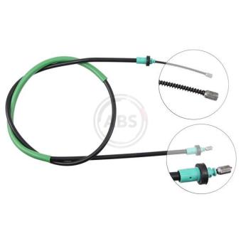 Tirette à câble, frein de stationnement A.B.S. K19066 pour DACIA LOGAN 1.5 DCI - 68cv