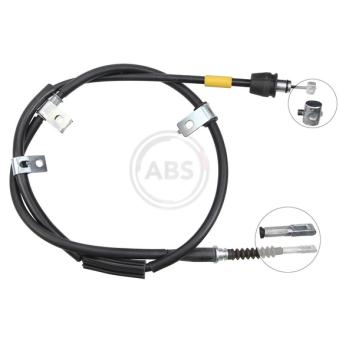 Tirette à câble, frein de stationnement A.B.S. K19069 pour HYUNDAI ELANTRA 2.0 CRDi - 113cv