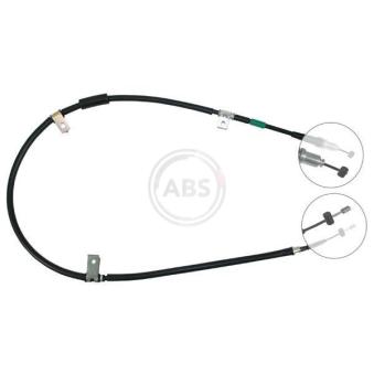 Tirette à câble, frein de stationnement A.B.S. K19138 pour HYUNDAI ELANTRA 2.0 CRDi - 113cv