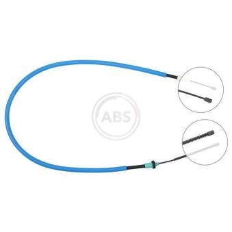 Tirette à câble, frein de stationnement A.B.S. K19198 pour RENAULT THALIA 1.5 DCI - 64cv