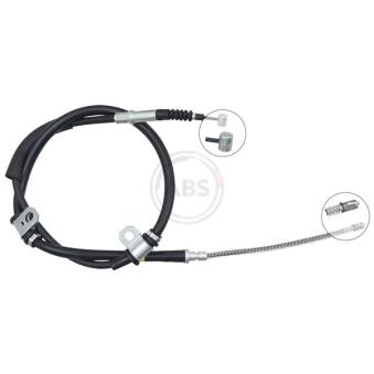 Tirette à câble, frein de stationnement A.B.S. K19218 pour BMW Série 5 2.0 - 140cv