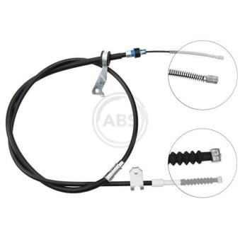 Tirette à câble, frein de stationnement A.B.S. [K19277]