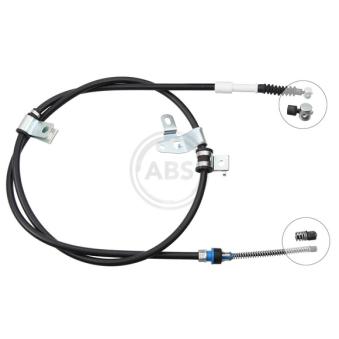 Tirette à câble, frein de stationnement A.B.S. K19297 pour TOYOTA COROLLA 1.4 VVT-i - 97cv