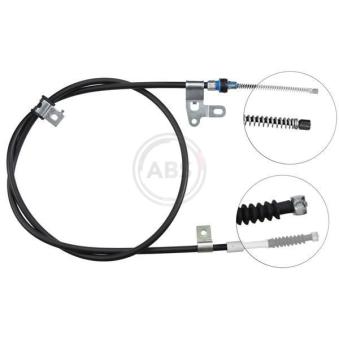 Tirette à câble, frein de stationnement A.B.S. K19308 pour TOYOTA COROLLA 1.4 VVT-i - 97cv