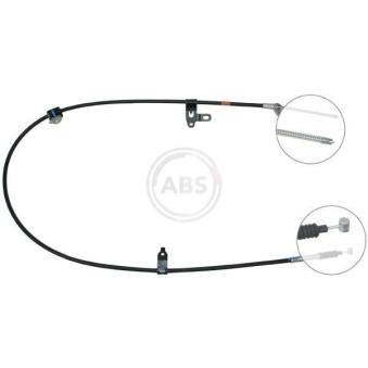 Tirette à câble, frein de stationnement A.B.S. K19317 pour TOYOTA COROLLA 1.4 VVT-i - 97cv