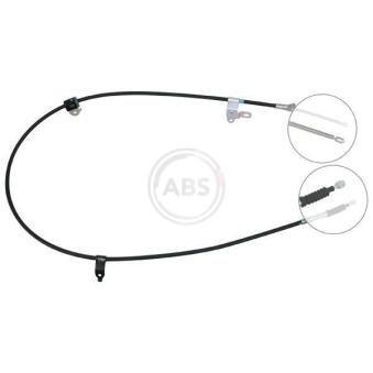 Tirette à câble, frein de stationnement A.B.S. K19328 pour TOYOTA COROLLA 1.4 VVT-i - 97cv