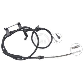 Tirette à câble, frein de stationnement A.B.S. K19387 pour KIA CARNIVAL 2.9 TD - 126cv