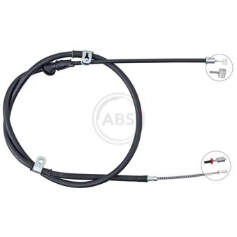 Tirette à câble, frein de stationnement A.B.S. K19498 pour KIA JOICE 2.0 - 139cv