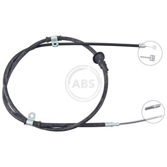 Tirette à câble, frein de stationnement A.B.S. K19507 pour KIA JOICE 2.0 - 139cv