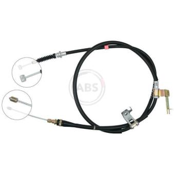 Tirette à câble, frein de stationnement A.B.S. [K19547]